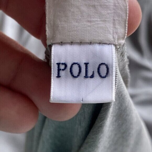 Ralph Lauren Performance Polo Shirt 2XL XXL Gray Pony Performance Outdoors Golf - Picture 11 of 14
